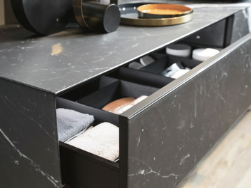ECLIPSE 05 - Vanity unit with drawers by Gruppo Geromin - view 3